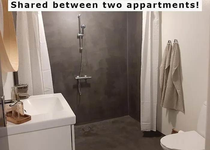 Mini-lejlighed Med Kokken - Deler Bad Og Toilet Med Nabolejlighed 2 アパート